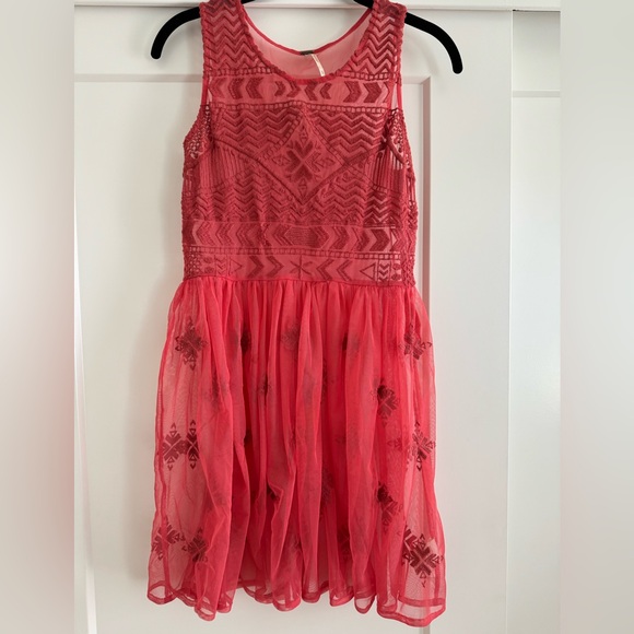 [Free People] Sheer Laced Tunic Dress - Picture 7 of 7